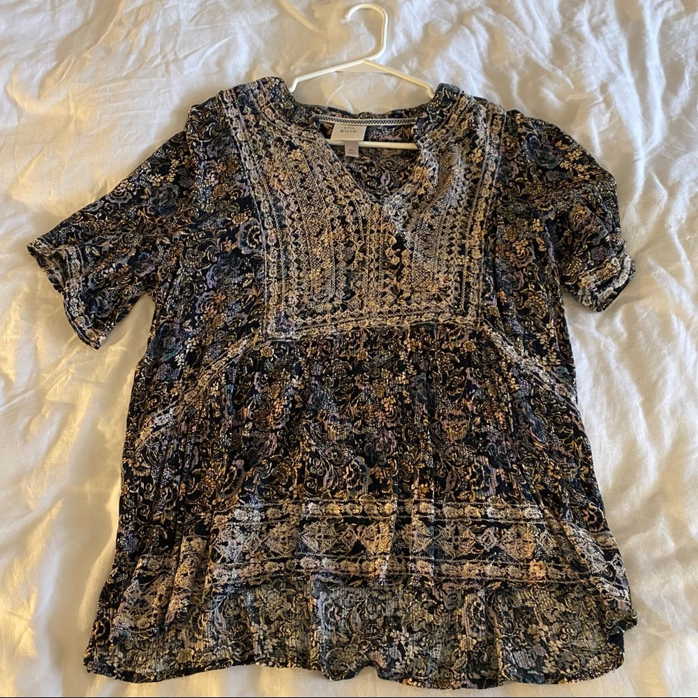 Boho flowy top